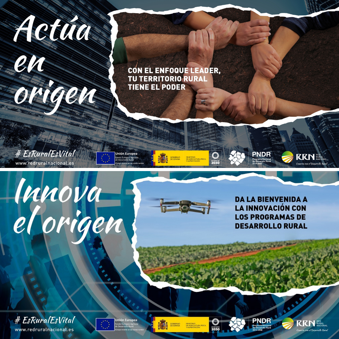 La Red Rural Nacional muestra la importancia de LEADER y de la innovación para el medio rural en su nueva campaña de comunicación