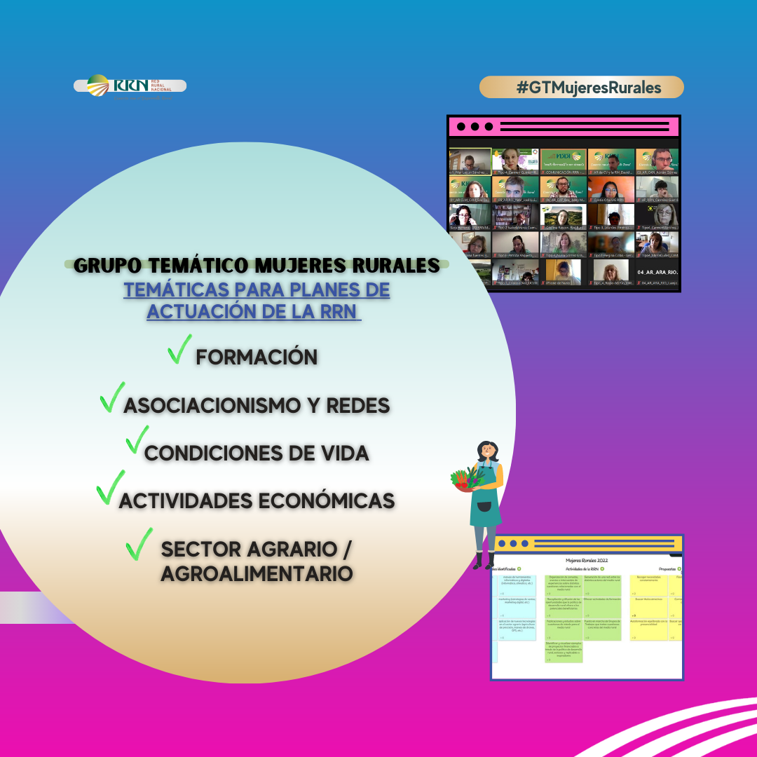 La Red Rural Nacional reúne a las mujeres rurales a nivel nacional para escuchar sus necesidades