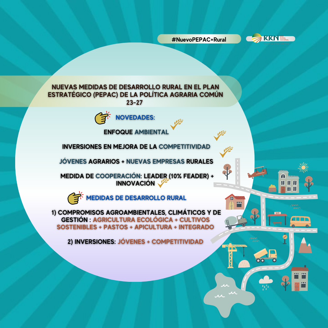 El Plan Estratégico de la Política Agraria Común del período 23-27 trae nuevas medidas en desarrollo rural