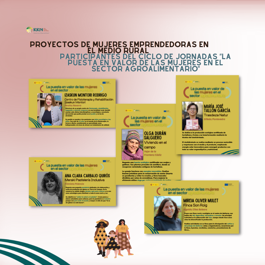 El último semestre de 2022 de la Red Rural Nacional (RRN) ha estado marcado por un amplio programa de actividades dirigido a las mujeres rurales