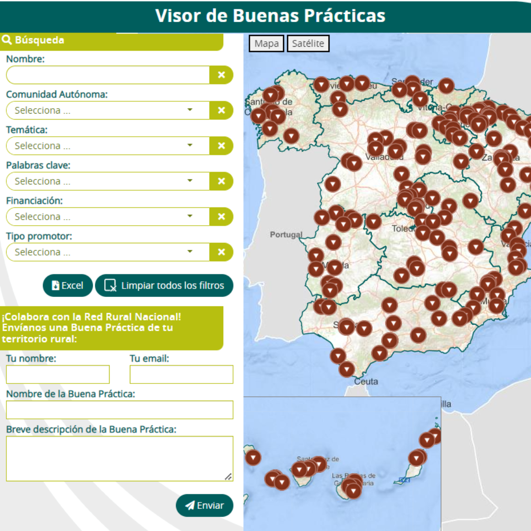 Visor de Buenas Prácticas en el medio rural