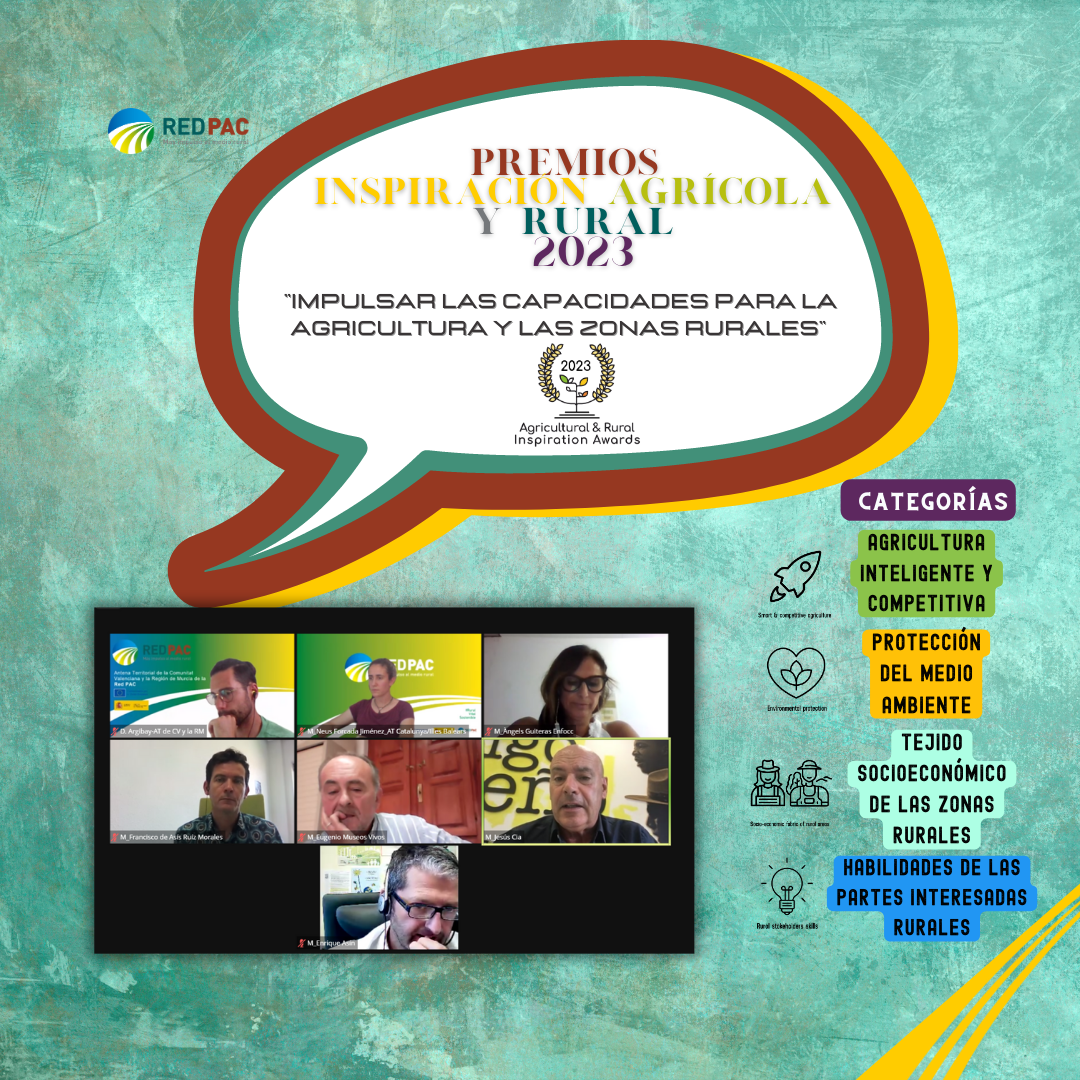 La Red PAC reúne a todos los galardonados españoles en los “Premios europeos de Inspiración Rural” para promocionar la nueva edición de los “ARIA” 2023