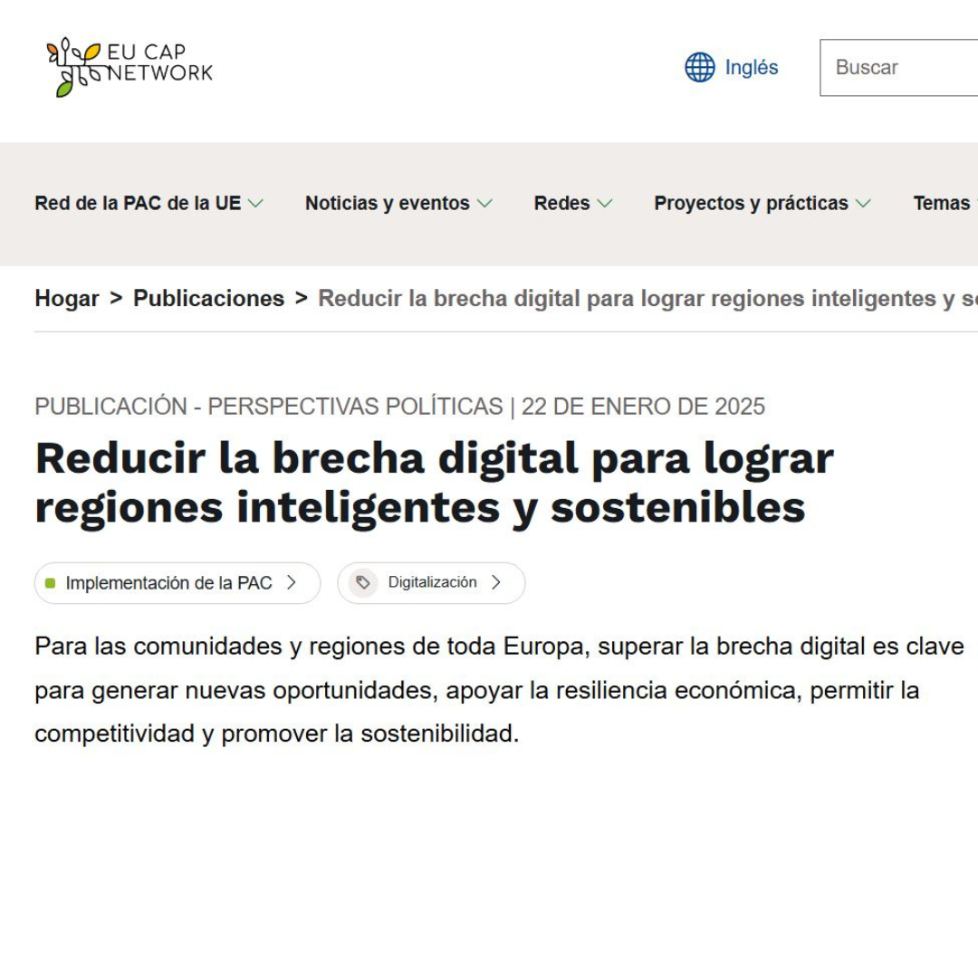 Reducir la brecha digital para lograr regiones inteligentes y sostenibles