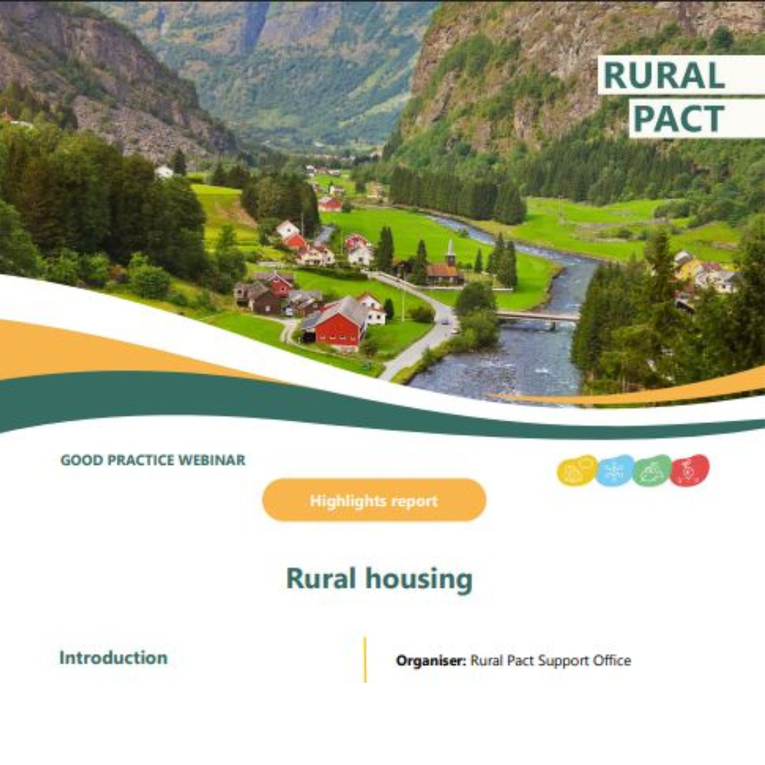Informe Seminario Web de Buenas Prácticas en "Vivienda rural"