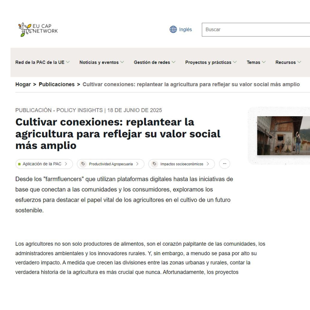 Cultivar conexiones: replantear la agricultura para reflejar su valor social más amplio