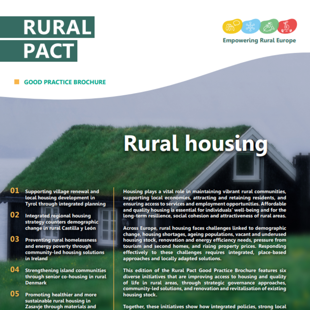 Folleto de buenas prácticas 'Vivienda rural'