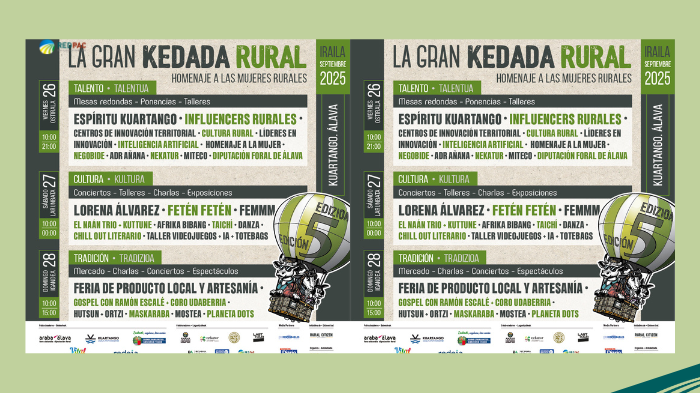 VUELVE LA GRAN KEDADA RURAL CON UNA QUINTA EDICIÓN LLENA DE COMPROMISO, INNOVACIÓN Y MUJERES 