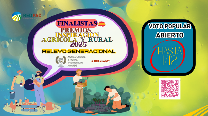 Tres proyectos españoles quedan finalistas en Europa para los Premios de Inspiración Agraria y Rural “ARIA” 2025