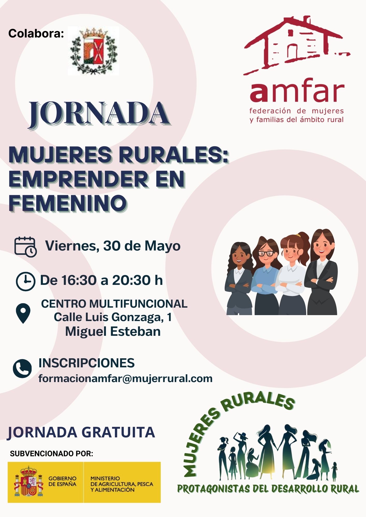 JORNADA AMFAR “MUJERES RURALES: EMPRENDER EN FEMENINO”
