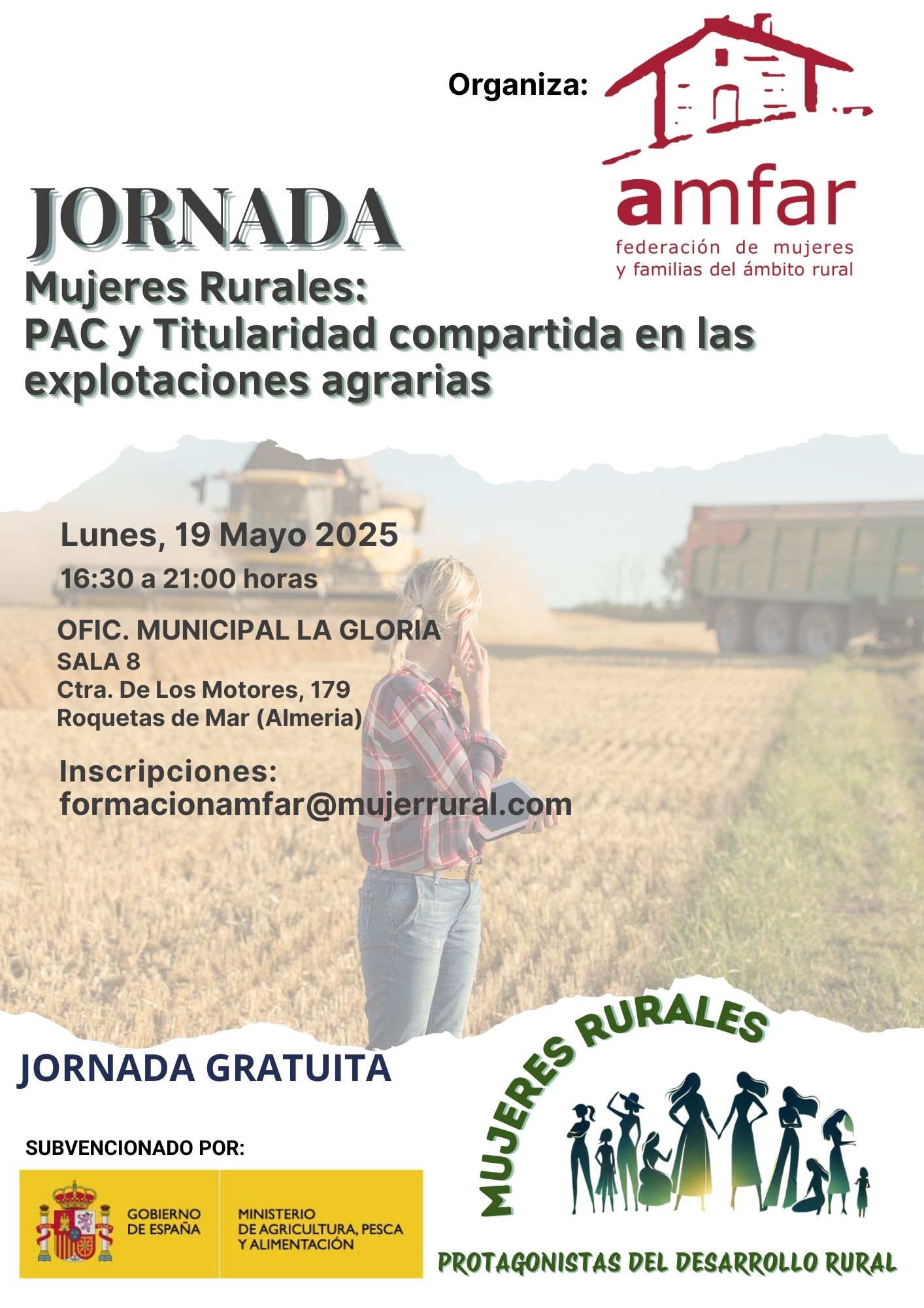 Jornada AMFAR “DONES RURALS: PAC I TITULARITAT COMPARTIDA A LES EXPLOTACIONS AGRÀRIES”