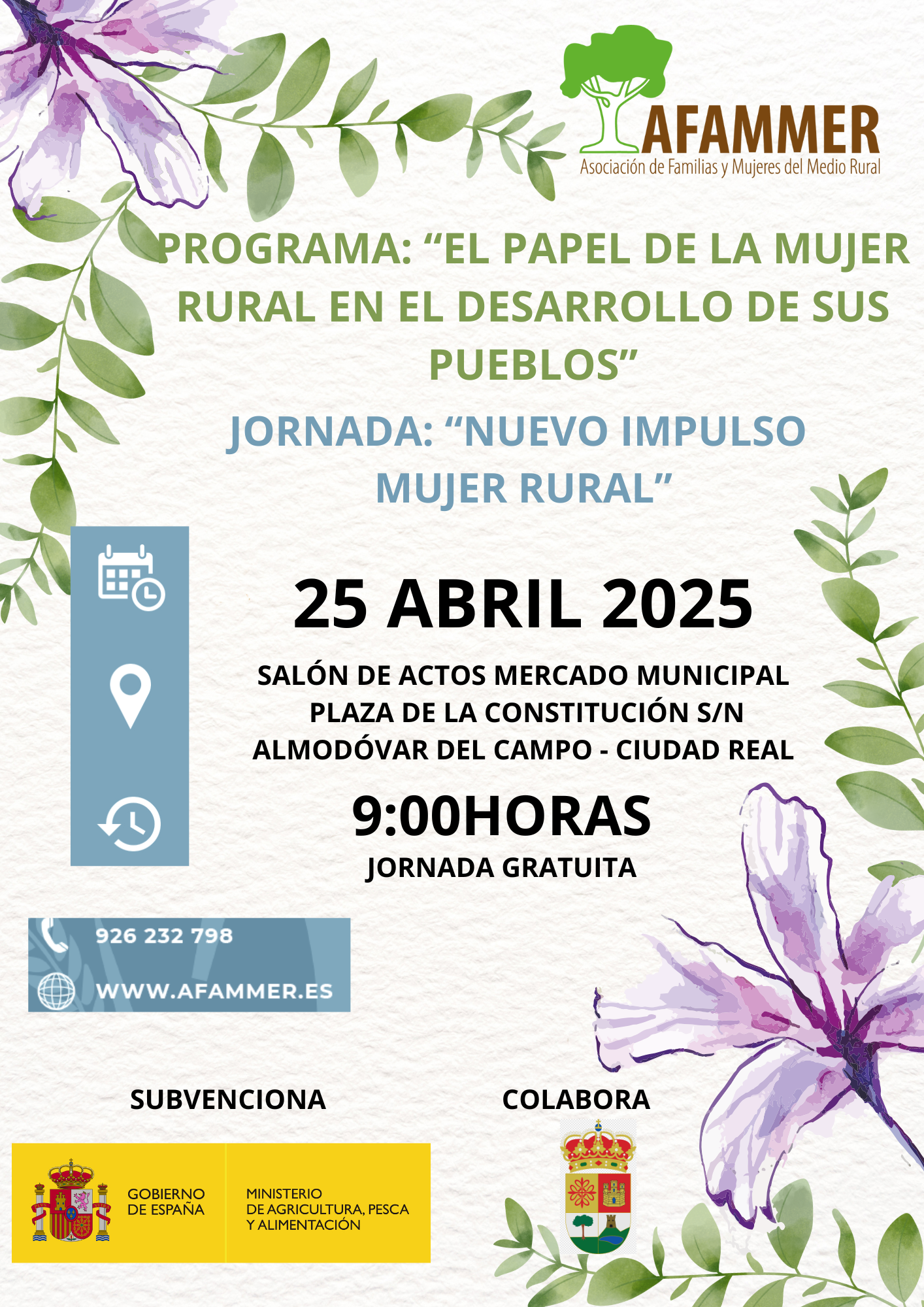 AFAMMER Día da Muller Rural en Almodóvar del Campo