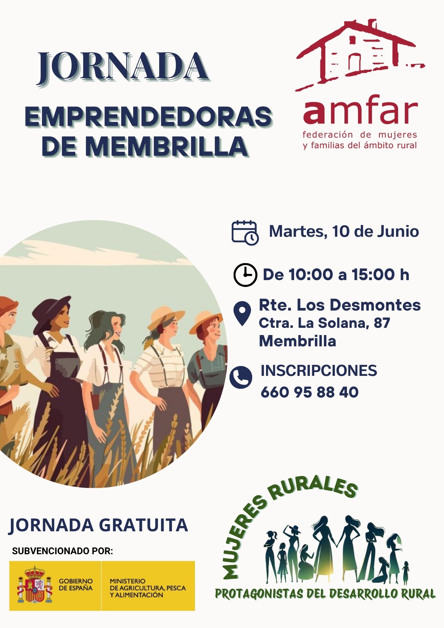 JORNADA AMFAR “EMPRENDEDORAS DE MEMBRILLA”