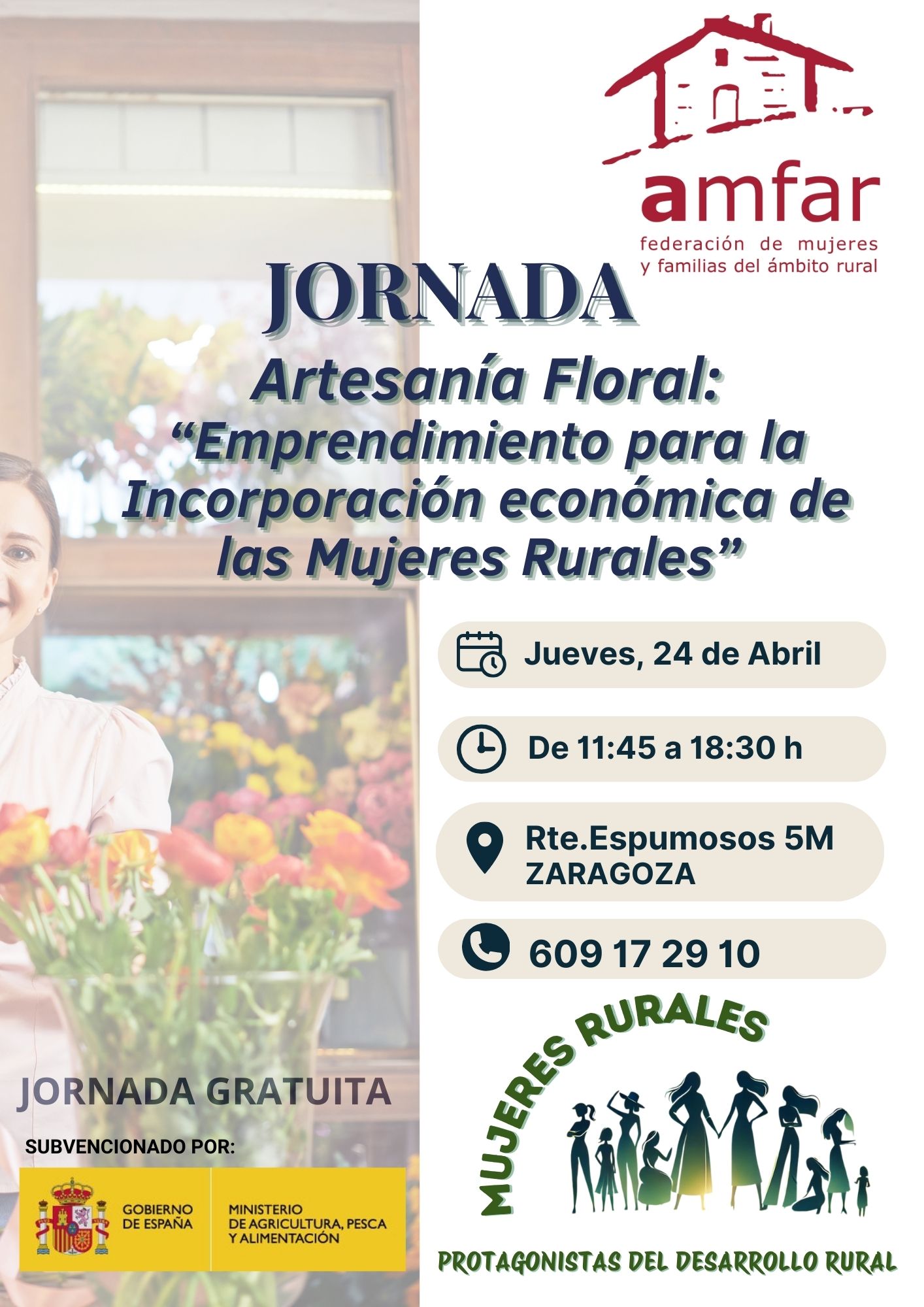 Conférence de l'AMFAR « ARTISANAT FLORAL : L'ENTREPRENEURIAT POUR L'INCORPORATION ÉCONOMIQUE DES FEMMES RURALES »
