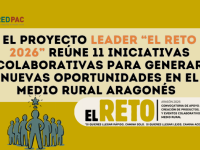 El proyecto de cooperación LEADER “El Reto 2026” reúne 11 iniciativas colaborativas para generar nuevas oportunidades en el medio rural aragonés El proyecto de cooperación LEADER “El Reto 2026” reúne 11 iniciativas colaborativas para generar nuevas oportunidades en el medio rural aragonés El proyecto de cooperación LEADER “El Reto 2026” reúne 11 iniciativas colaborativas para generar nuevas oportunidades en el medio rural aragonés El proyecto de cooperación LEADER “El Reto 2026” reúne 11 iniciativas colabor